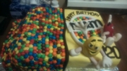 M&M's торт, клубника со сливками. 7.1 кг